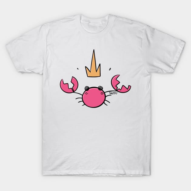 Crab Queen T-Shirt by jastinamor